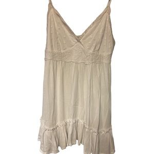 White Cami Mini-Dress/Long Top